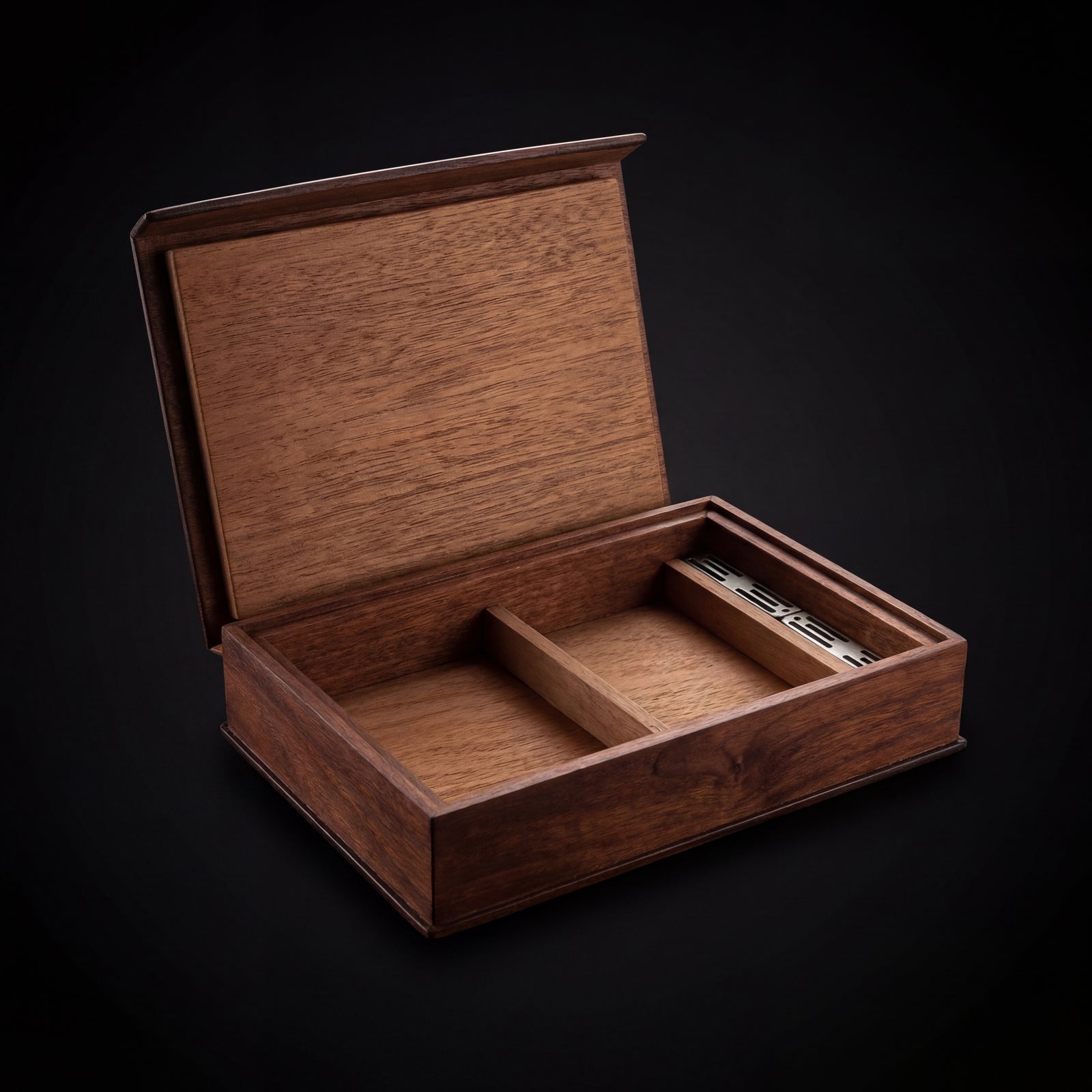 Humidor Libro de Cedro y Cuero