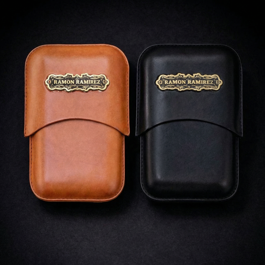 PORTA PURO de cuero RR X3