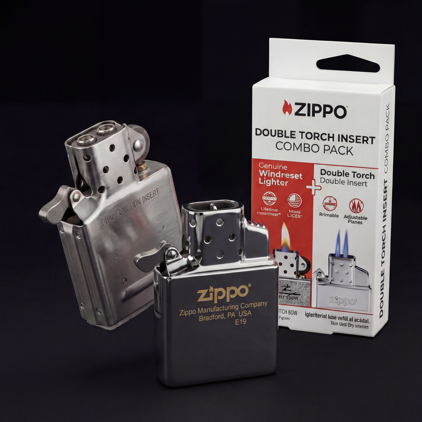 COMBO ZIPPO BENCINA + INSERTO